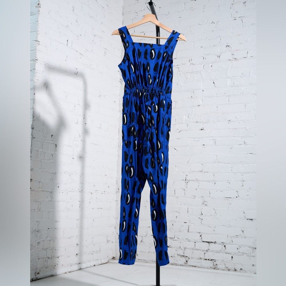 RARE! Nooworks overalls in BLUE DOT - Picture 3 of 8